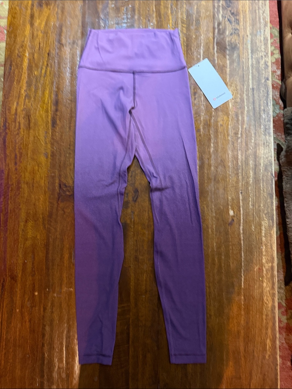 lululemon athletica Purple High-Waist Ombre Align Pant 28 inches
